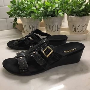 Vionic Park Radia Ortho Crocodile Wedge sz 10
